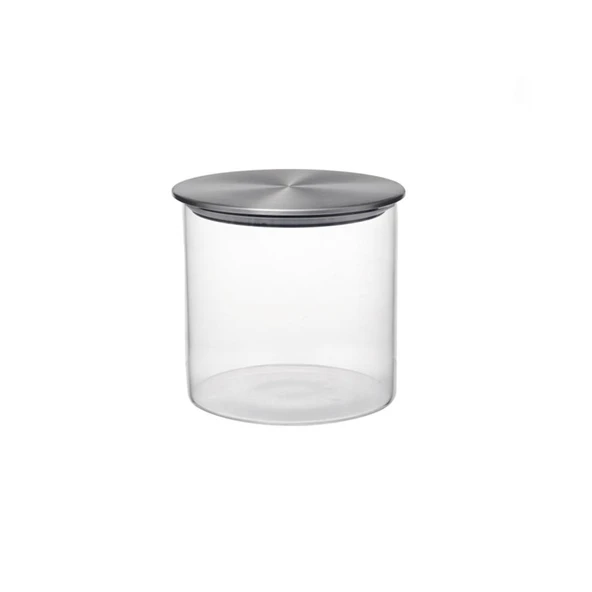 Mien Metal Kapak Cam Kavanoz 600 ml ürün görseli 1