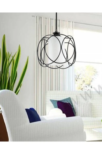 Trend Kitchen Siyah Tekli Salon Avize ürün görseli 1