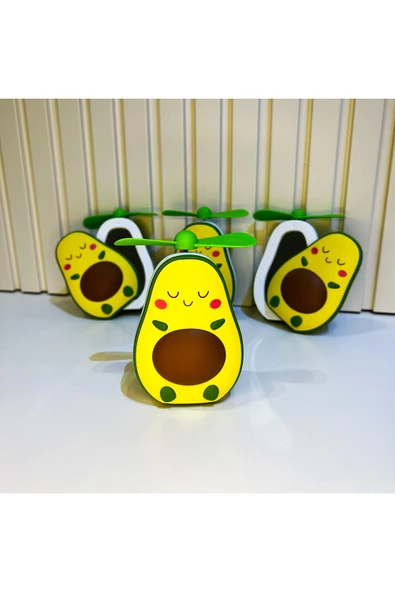 Avokado Led Işıklı Şarjlı Makyaj Aynası ve Soğutucu Fan Tky0438 ürün görseli 1