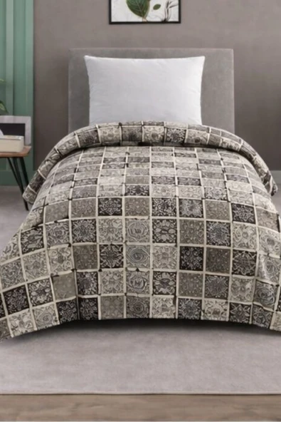 Tek Kişilik Pike Yatak Örtüsü %100 Pamuk 170x230 ürün görseli 1
