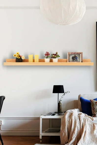 Trend Kitchen Lavento Ahşap Dekoratif 100 cm Çerçeve Ve Aksesuar Rafı ürün görseli 1