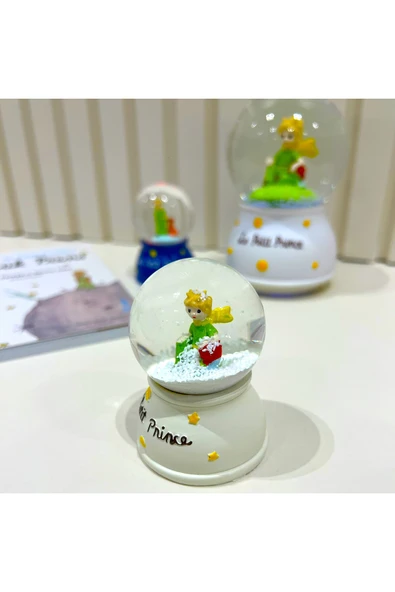 Küçük Prens Işıklı Mini Boy Kar Küresi - Resim 3