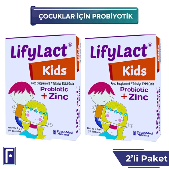 Kids Probiyotik , Prebiyotik Saşe , Çinko , 2'li Avantaj Paketi ürün görseli 1