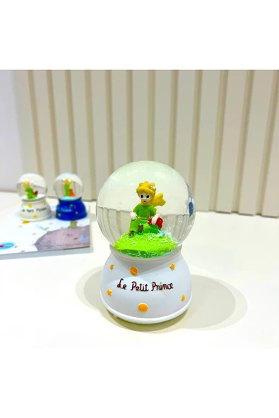 Küçük Prens Işıklı Müzikli Orta Boy Kar Küresi Tky0395 ürün görseli 1