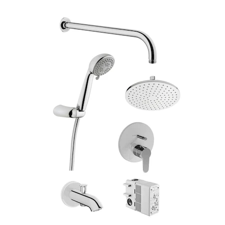 Artema Win S Ankastre Tepe Banyo Mafsallı Duş Seti A49248 ürün görseli 1