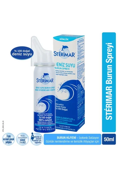 Sterimar Deniz Suyu Burun Spreyi 50 ml ürün görseli 1