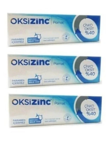 Oksizinc %40 Çinko Pişik Kremi 40 Gr 3'Lü PAKET ürün görseli 1