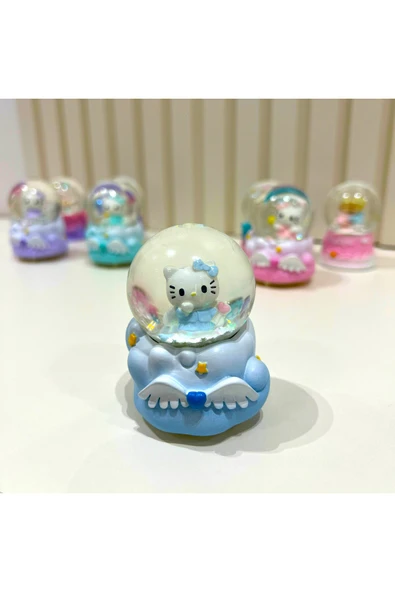 Hello Kitty Işıklı Mini Boy Kar Küresi Tky0384 ürün görseli 1