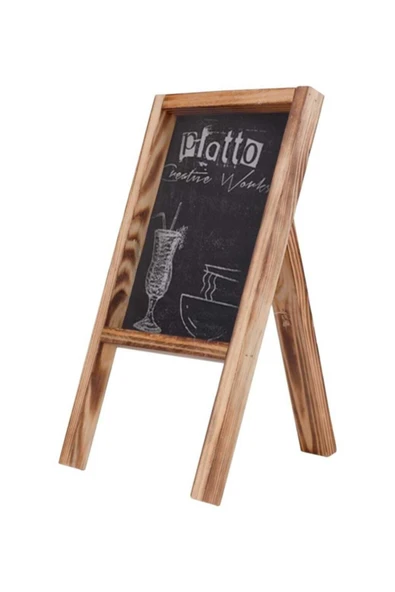 Trend Kitchen Trend Ahşap Ayaklı Mini Yazı Tahtası ürün görseli 1