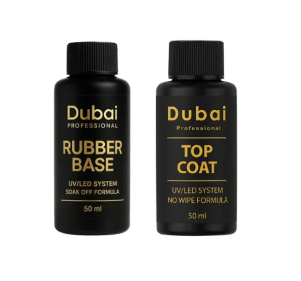 Dubai Professional RUBBER BASE + TOP COAT 50ml ürün görseli 1