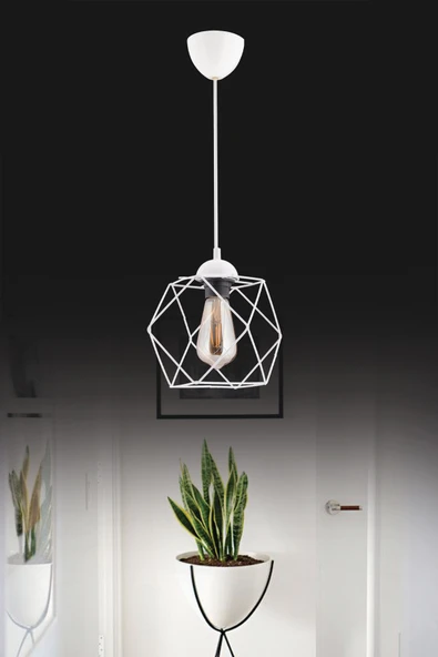 Trend Kitchen Trend Meraviglioso Küp Beyaz Sarkıt Avize Aydınlatma ürün görseli 1