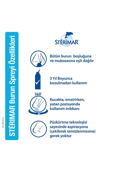 Sterimar Deniz Suyu Burun Spreyi 50 ml - Resim 3