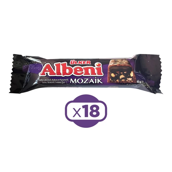 Ülker Albeni Mozaik 45 gr x 18 Adet ürün görseli 1
