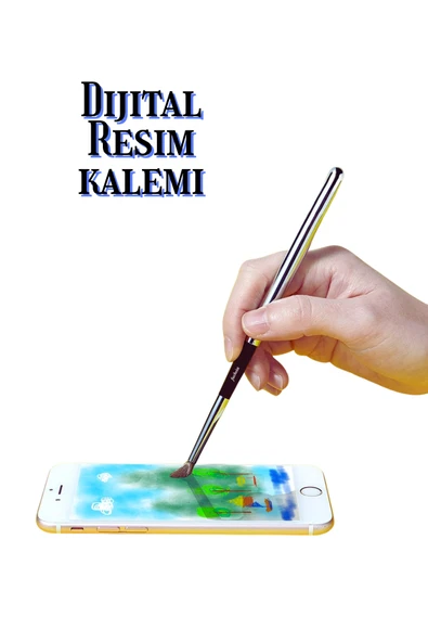 Dijital Tablet Kalemi Dokunmatik Ekranlar ile Uyumlu Gerçek Fırça Dokunuşu Stylus Resim Kalemi ürün görseli 1