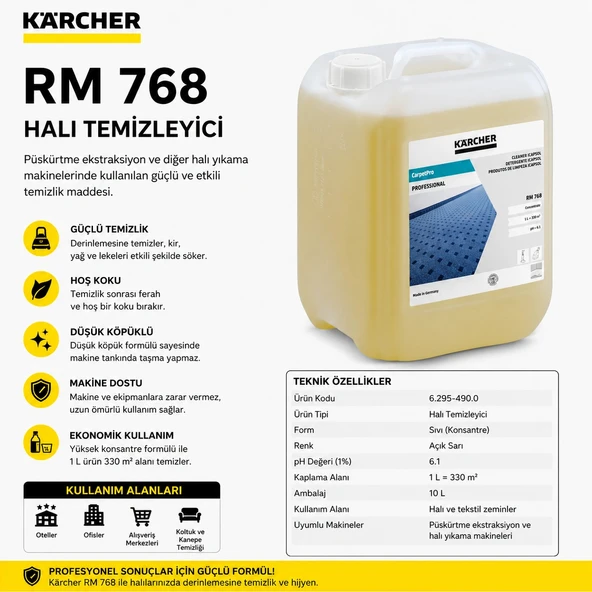 Karcher RM 768 Halı Temizleyici 10 L ürün görseli 1