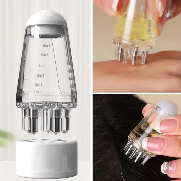 Mini Saç Derisi ve Cilt Bakım Serum Aplikatörü Saç Serum Şişesi (4989) ürün görseli 1