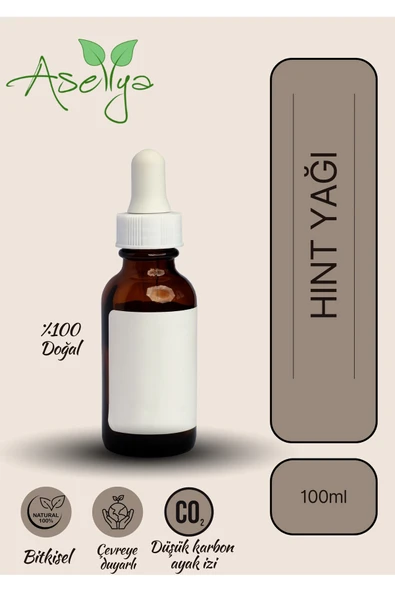 ASELYA HİNT YAĞI 100 ML – SAF DOĞAL BİTKİSEL BAKIM YAĞI | SAÇ, KAŞ, KİRPİK VE CİLT BAKIMI ürün görseli 1