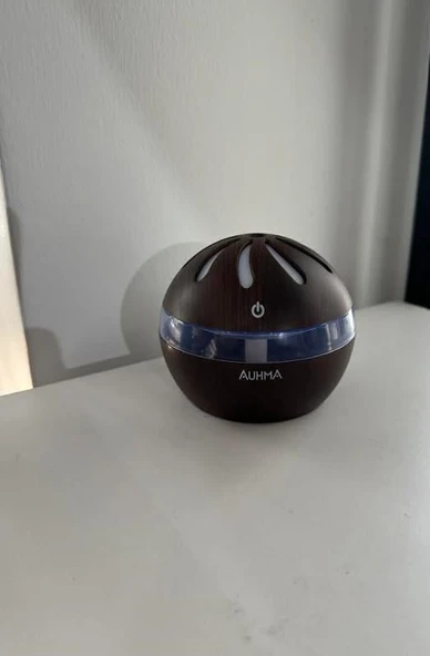 Auhma APH-05-1 Kahve Ahşap Aromaterapi RGB Hava Nemlendirici 300 ML ürün görseli 1