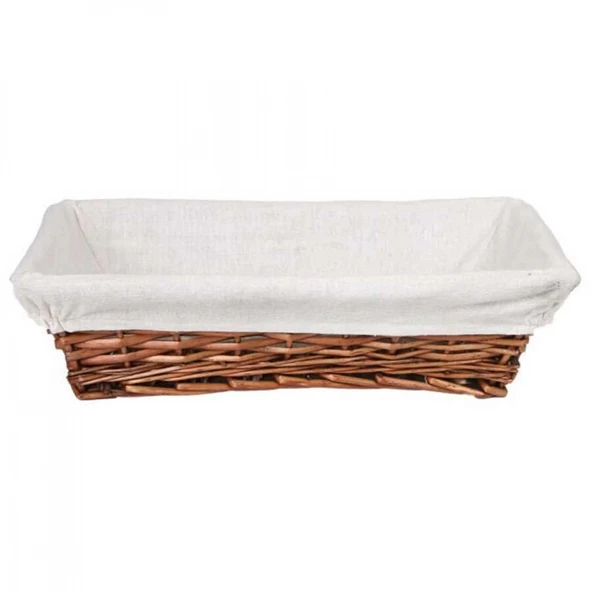 Hasır Dikdörtgen Açıkbüfe Sepeti 55 cm (ESD-55R) - Resim 2