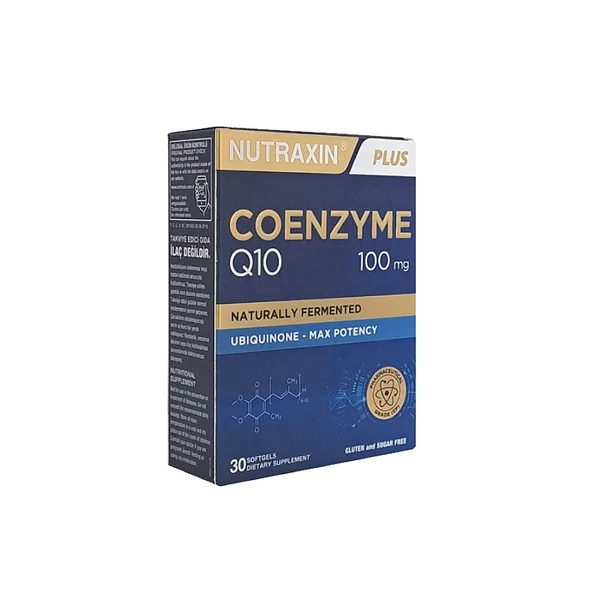 Nutraxin CoQ-10 100mg 30 Softgel ürün görseli 1