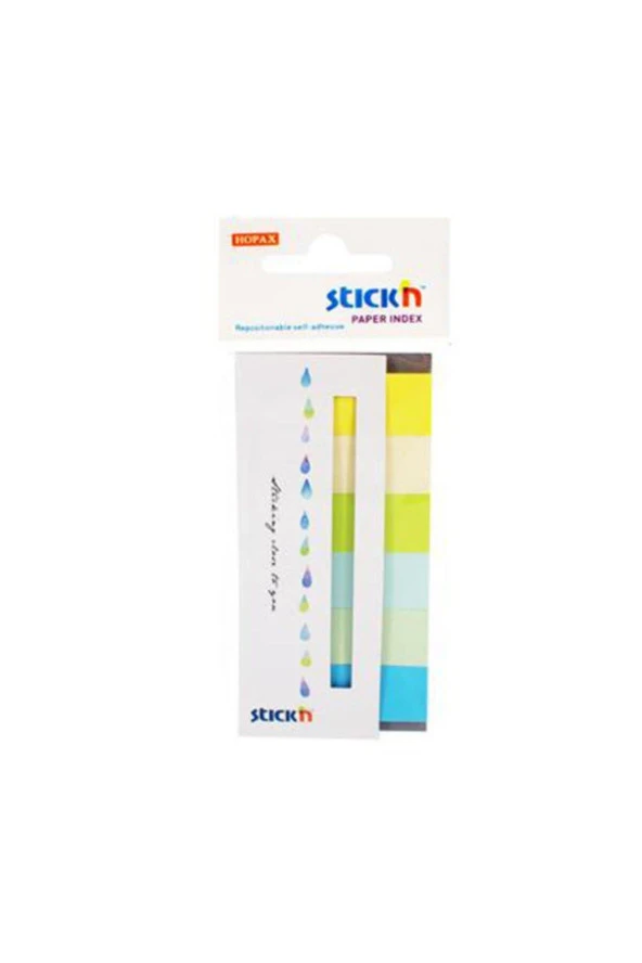 Hopax Stıckn İndeks 180 Yaprak 50x20 Mm Yaz Rengi 6 Renk ürün görseli 1