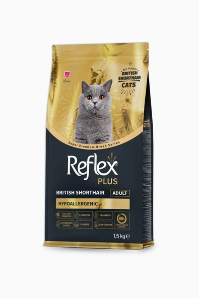 Reflex Plus British Shorthair Yetişkin Kedi Maması 1,5 KG ürün görseli 1