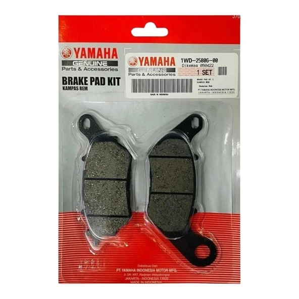 Yamaha R25 Arka Fren Balatası Orijinal 2015-2018 ürün görseli 1