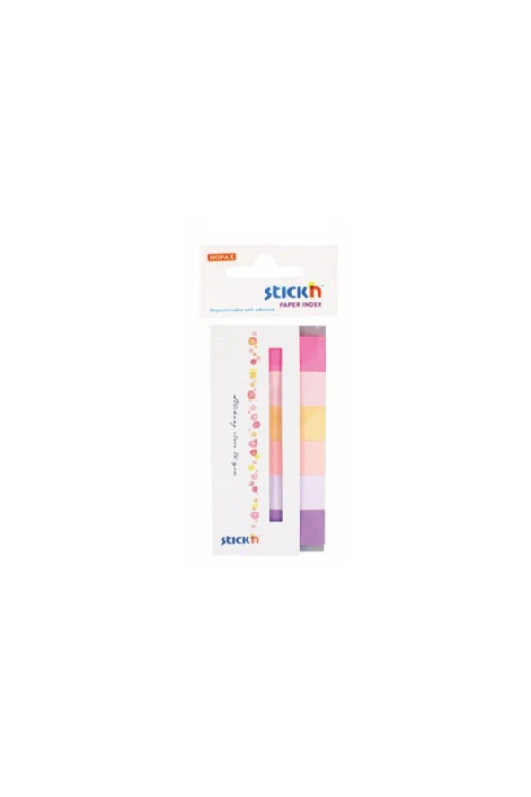 Gıpta Stıckn 180 Yaprak 50 X 20 Mm Indeks Ayraç Kapaklı Recy Kağıt 6 Renk ürün görseli 1