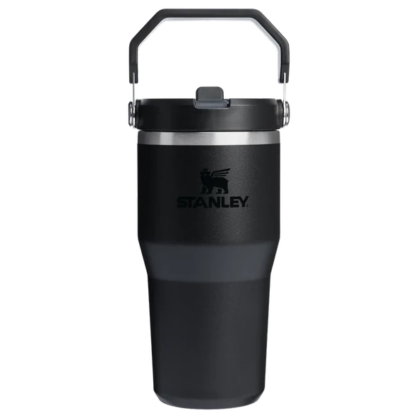 STANLEY The IceFlow Flip Straw 2.0 Tumbler 0.6L / 20oz Black 2.0 ürün görseli 1