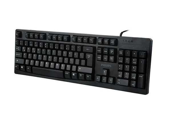 PHILIPS SPK6214 SIYAH USB Q STANDART KLAVYE PHILIPS - Resim 3