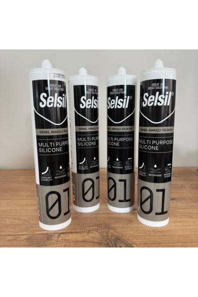 Selsil Şeffaf Silikon 4 Adet - Resim 3