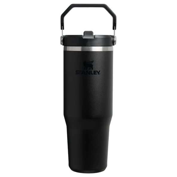STANLEY The IceFlow Flip Straw 2.0 Tumbler 0.89L / 30oz Black 2.0 ürün görseli 1