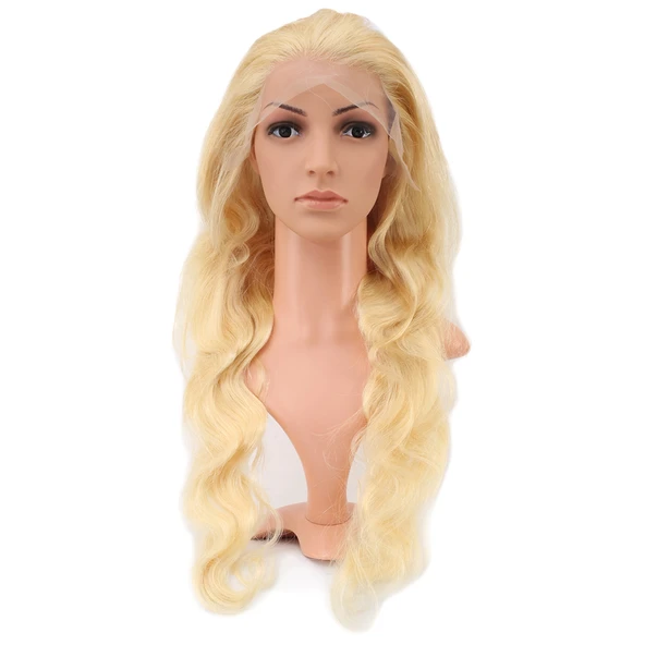 Gerçek Front Lace Dalgalı Platin Tül Peruk - 75-80cm - Resim 5
