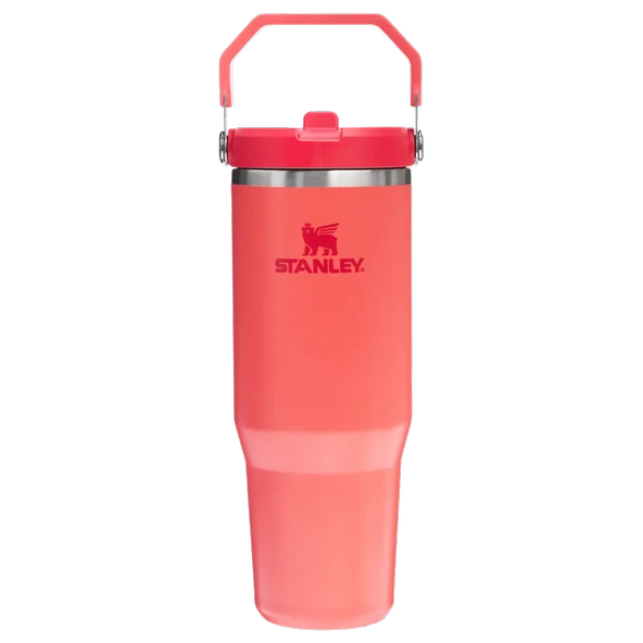 STANLEY The IceFlow Flip Straw 2.0 Tumbler 0.89L / 30oz Hot Coral ürün görseli 1