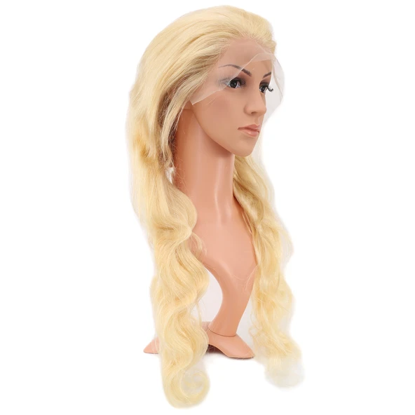 Gerçek Front Lace Dalgalı Platin Tül Peruk - 75-80cm - Resim 4