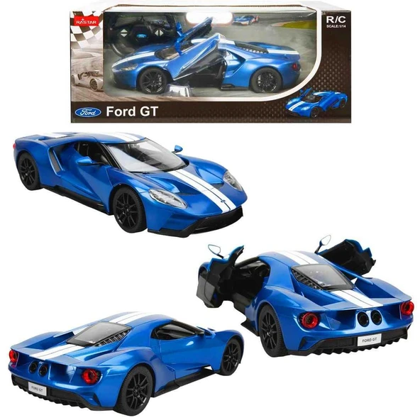 SUNMAN RASTAR 78100 KUMANDALI ARABA FORD GT AÇILIR KAPI F/F R/C 2.4GHZ IŞIKLI 1:14 6+ ürün görseli 1