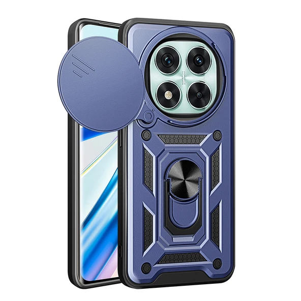 Poco X7 Kılıf Magnetik Standlı Kamera Korumalı Sürgülü Vega Kapak ürün görseli 1