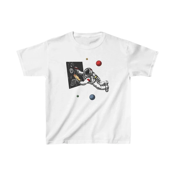 Unisex Çocuk Baskılı T-Shirt - Beyaz 8381047 ürün görseli 1