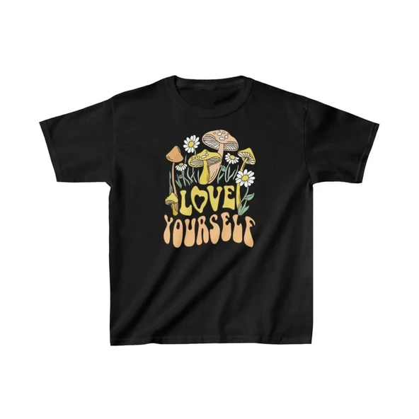Çocuk Unisex Baskılı T-Shirt - Siyah 8380739 ürün görseli 1