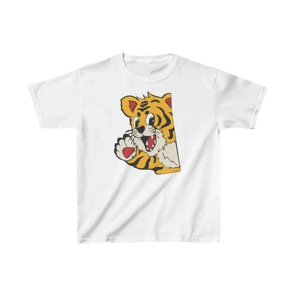Unisex Çocuk Baskılı T-Shirt - Beyaz 8381066 ürün görseli 1