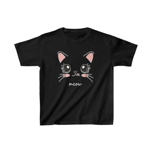 Unisex Çocuk Baskılı T-Shirt - Siyah 8380914 ürün görseli 1