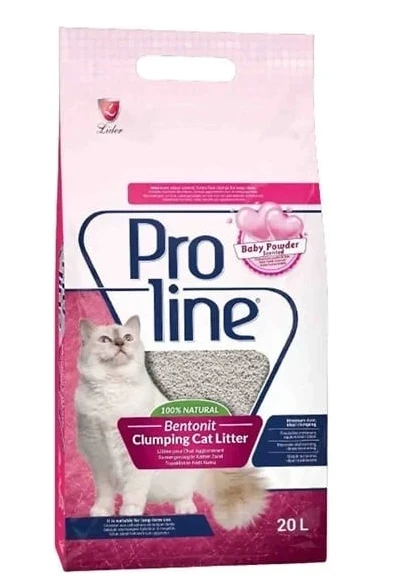 Proline  Bebek Pudra Kokulu Topaklanan Kedi Kumu 20 Lt ürün görseli 1