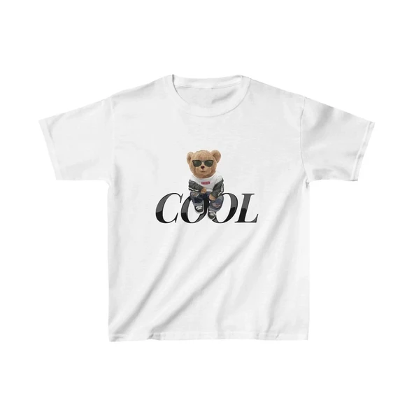 Unisex Çocuk Baskılı T-Shirt - Beyaz 8380967 ürün görseli 1