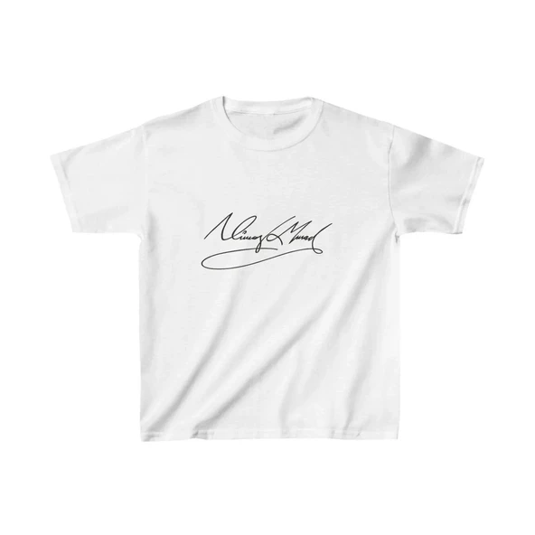 Unisex Çocuk Baskılı T-Shirt - Beyaz 8380909 ürün görseli 1