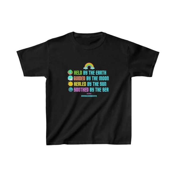 Unisex Çocuk Baskılı T-Shirt - Siyah 8380932 ürün görseli 1