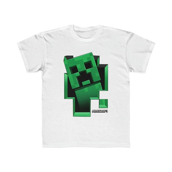 Çocuk Unisex Baskılı T-Shirt - Beyaz 8380546 ürün görseli 1