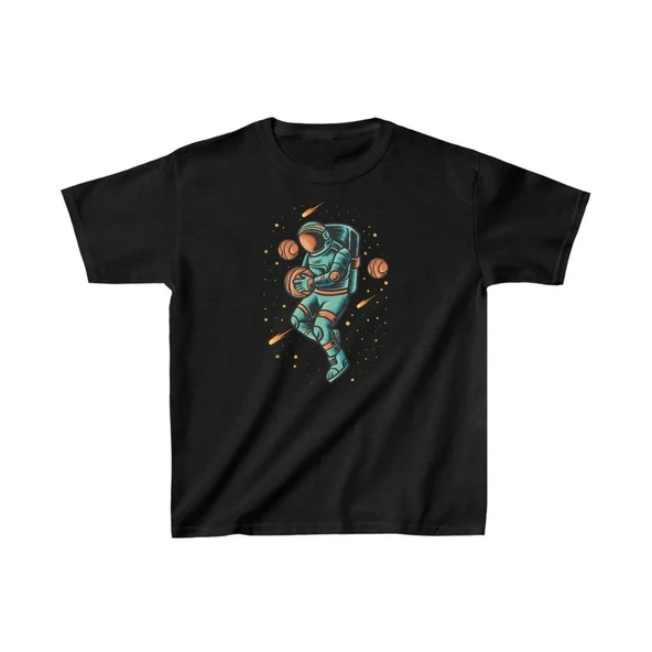 Unisex Çocuk Baskılı T-Shirt - Siyah 8381055 ürün görseli 1