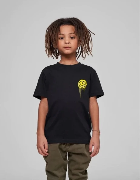 Çocuk Unisex Baskılı T-Shirt - Siyah 8380662 ürün görseli 1