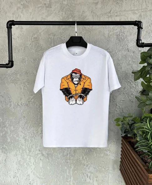 Unisex Çocuk Baskılı T-Shirt - Beyaz 8381264 ürün görseli 1