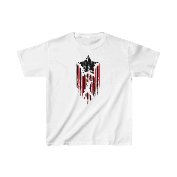 Unisex Çocuk Baskılı T-Shirt - Beyaz 8380893 ürün görseli 1